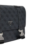 Guess  Milano Messenger Ανδρική Τσάντα΄Ωμου HMMILOP6444-DAB Μαύρο