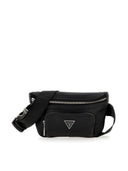 Guess Τσαντάκι Μέσης Certosa Saffiano Smart Mini Bag HMECSAP3332-BLA Μαύρο