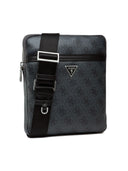Guess Τσαντάκι Ώμου Vezzola Milano Crossbody Flat HMEVZLP2223-BLA Γκρι