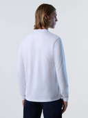 North Sails Ανδρική Μπλούζα  Long-sleeved T-shirt with logo patch 692902000101 Λευκό