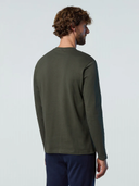 North Sails Ανδρική Μπλούζα T-Shirt Organic Long-sleeved T-shirt with logo patch 