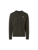 North Sails Ανδρική Μπλούζα T-Shirt Organic Long-sleeved T-shirt with logo patch 