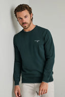 Navy & Green Ανδρικό Πλεκτό Βαμβακερό 24YM.926/P.4 Hunter Green Πράσινο