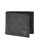Guess Ανδρικό Πορτοφόλι Milano Billfold SMVELELEA20-BLA Μαύρο