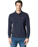 U.S. Polo Assn. Ανδρική Μπλούζα Μακρυμάνικη Polo US44 177 011-1-177 Μπλε