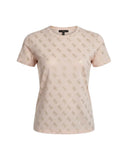 Guess Γυναικείο T-Shirt 4G Rhombus  V6YI19K4321-FNMS Μπεζ