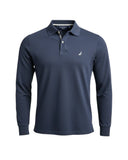 Nautica Ανδρική Μπλούζα Cabin Polo Long Sleeve N1CR0126-459 Μπλε