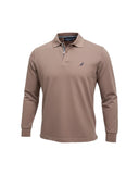 Nautica Ανδρική Μπλούζα Cabin Polo Long Sleeve N1CR0126-200 Καφέ