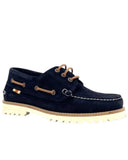 Lumberjack Ανδρικά Δερμάτινα Παπούτσια Loafer Freeman 102268828-Navy Blue Μπλε
