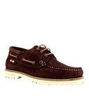 Lumberjack Ανδρικά Δερμάτινα Παπούτσια Loafer Freeman 102268843-Brown Καφέ