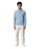 Nautica Ανδρικό Φούτερ Half Zip 3NCK67070-NC6TF Σιέλ
