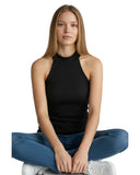 Guess Γυναικεία Μπλούζα Nat Rib Mock Neck W6YP19K4804-JBLK Μαύρο