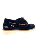 Lumberjack Ανδρικά Δερμάτινα Παπούτσια Loafer Freeman 102268828-Navy Blue Μπλε