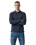 Nautica Ανδρική Μπλούζα Cabin Polo Long Sleeve N1CR0126-459 Μπλε