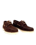 Lumberjack Ανδρικά Δερμάτινα Παπούτσια Loafer Freeman 102268843-Brown Καφέ