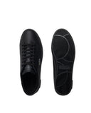 Lacoste Ανδρικά Δερμάτινα Sneakers Powercourt 49SMA008102H BLK/BLK Μαύρο