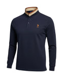 U.S. Polo Assn. Ανδρική Μπλούζα Μακρυμάνικη Polo US44 177 011-1-177 Μπλε