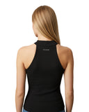 Guess Γυναικεία Μπλούζα Nat Rib Mock Neck W6YP19K4804-JBLK Μαύρο