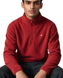 Nautica Ανδρικό Fleece Half Zip Aphareus 3NC1X03263-NC823 Κόκκινο