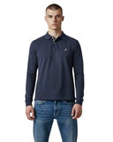 Nautica Ανδρική Μπλούζα Cabin Polo Long Sleeve N1CR0126-459 Μπλε