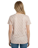 Guess Γυναικείο T-Shirt 4G Rhombus  V6YI19K4321-FNMS Μπεζ