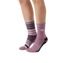 Columbia  Γυναικείες Κάλτσες 2 Pack Columbia Moisture Control Stripe C1408W-Pink-Pink