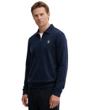 U.S. Polo Assn. Ανδρικό Φούτερ Half Zip Carly US44 187 019-1-177 Μπλε