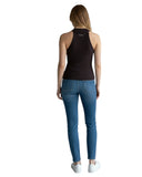 Guess Γυναικεία Μπλούζα Nat Rib Mock Neck W6YP19K4804-JBLK Μαύρο