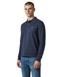 Nautica Ανδρική Μπλούζα Cabin Polo Long Sleeve N1CR0126-459 Μπλε