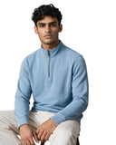 Nautica Ανδρικό Φούτερ Half Zip 3NCK67070-NC6TF Σιέλ