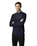 U.S. Polo Assn. Ανδρική Μπλούζα Μακρυμάνικη Polo US44 177 011-1-177 Μπλε