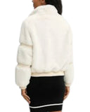Guess Γυναικείο Μπουφάν Carla Faux Fur V6BL14W4519-G012 Εκρού