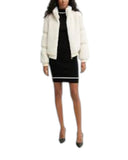 Guess Γυναικείο Μπουφάν Carla Faux Fur V6BL14W4519-G012 Εκρού