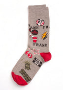 John Frank Ανδρικές Κάλτσες Future ONE SIZE 40-45 JFLSFUN13 Γκρι