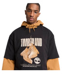 Timberland Ανδρικό T-Shirt Rugged Boot TBC0YHAJ001 Μαύρο
