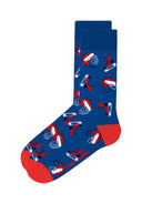 John Frank Ανδρικές Κάλτσες Free ONE SIZE 40-45 JFLSFUN102 Μπλε