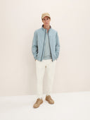 Tom Tailor Ανδρικό Μπουφάν Jacket with a stand-up collar 1034866-27475 Σιέλ