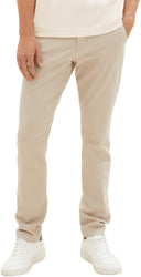 Tom Tailor Ανδρικό Παντελόνι Traveler Slim Chino With Belt 1037547-32285  Μπεζ