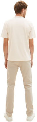 Tom Tailor Ανδρικό Παντελόνι Traveler Slim Chino With Belt 1037547-32285  Μπεζ