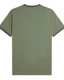 Fred Perry Ανδρική Μπλούζα Τ-Shirt Twin Tipped M1588V-Z50 Χακί