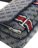 Guess Τσάντα Ώμου Messenger Boston HMBOSTP6164-SDB Μπλε