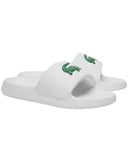 Lacoste Serve Sliders 1.0 Ανδρικές Παντόφλες 49CMA0021-082 WHT/GRN  Λευκό