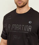 La Martina Ανδρικό T-Shirt MCR302JS404-09999 Μαύρο
