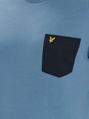 Lyle and Scott Ανδρικό Contrast Pocket  T-shirt TS831V0G-W849 Σιέλ