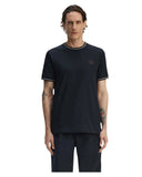 Fred Perry Ανδρική Μπλούζα Τ-Shirt Twin Tipped M1588-52A Navy