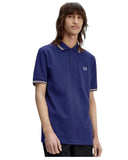 Fred Perry Ανδρική Μπλούζα Twin Tipped Polo M3600-48A Μπλε