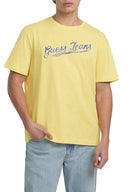 Guess Jeans Ανδρικό T-Shirt M5GI54K8FQ4-A20N Κίτρινο