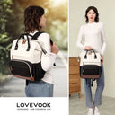 Γυναικείο Σακίδιο Φορητού Υπολογιστή Lovevook 15,6” MB2046 beige/black