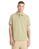 Timberland Ανδρική Μπλούζα SS Millers River Pique Polo TB0A6VDPBQ0 Πράσινο Ανοιχτό