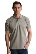 Navy & Green Ανδρική Μπλούζα Πόλο Κοντομάνικη 24GE.300.9 Metallo Μπεζ